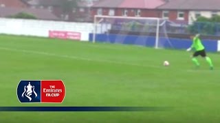 Unbelievable Goalkeeper scores from own box 80yards Emirates FA Cup  Goals amp Highlights [upl. by Sachi892]