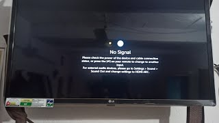 Lg tv no signal problem  Lg tv no signal problem solution [upl. by Gatian]