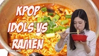 KPOP IDOLS VS RAMEN [upl. by Patty893]