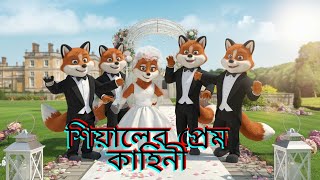 শিয়ালের প্রেম কাহিনী  শিয়ালের গল্প  Fox Cartoon  Rupkothar Golpo  Bangla Cartoon Golpo [upl. by Kellene46]