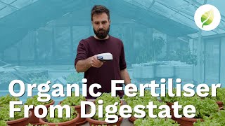 Sustainable Farming  Organic Fertiliser From Biogas Plant Residue [upl. by Ardnazxela599]