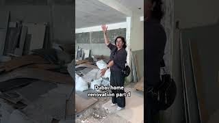 Dubai home renovation part 1 dubai uae renovation diy [upl. by Naldo]