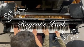 Regents Park  Bruno Major cover Piano 4hands [upl. by Xuerd]