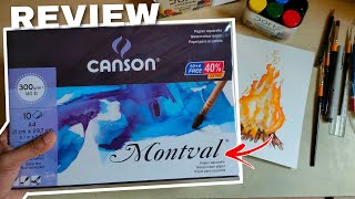 Canson Watercolor Papers Review [upl. by Norword]