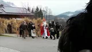 Nikolaus Buttnmandl und Kramperl in Berchtesgaden 2018 [upl. by Prudie]