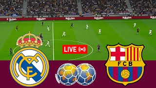 LIVE Real Madrid vs Barcelona Club Friendly August 3 2024 Full Match  Video Game Simulation [upl. by Ysirhc]