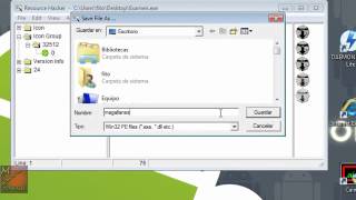 Como cambiar el icono a un exe o ejecutable [upl. by Anerbas]
