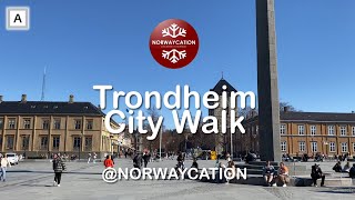 Trondheim City Walk  ​⁠norwaycation [upl. by Yrakcaz]