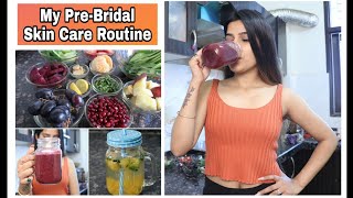 My PRE  BRIDAL Skin Care Routine  Healthy amp Glowing skin Super Style Tips [upl. by Marcell]