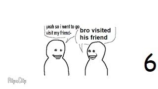 Bro visited his friend Comic dub version 6 [upl. by Risley]