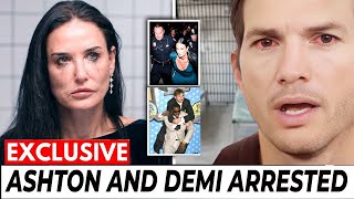 Ashton Kutcheramp Demi Moore Arrested For Murd3r Linked To Diddy´s Pool Party [upl. by Ahtiuqal]