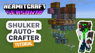 Fully automatic shulker box crafter restocking Minecraft tutorial 1204 [upl. by Surbeck]