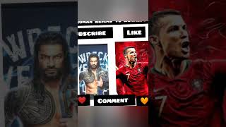 edit roman rings vs Ronaldo ❤️🧡 ronaldo romanreigns [upl. by Alle]