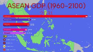 ASEAN Countries by GDP 19602100 UPDATED 2024 [upl. by Ade]