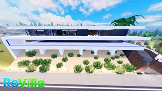 Modern Bel Air Mansion  Home Tour With House Code  Roblox RoVille [upl. by Downall501]