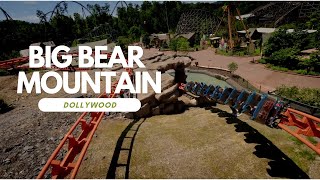 Big Bear Mountain Roller Coaster Dollywood POV and OffRide BRoll [upl. by Ofelia]