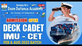 Join Merchant Navy After Class 12th  Deck Cadet  IMUCET  DNS Marine Engineering  Sure Success [upl. by Sungam469]