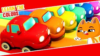 🚙 Learn the Colors with Catty and the Magic Cars  Superzoo [upl. by Asetal]