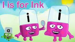 officialalphablocks  I is for Ink  Learn to Spell  LearningBlocks [upl. by Kary]