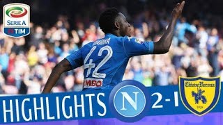 Napoli  Chievo 21  Highlights  Giornata 31  Serie A TIM 201718 [upl. by Maisey569]