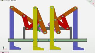 Chebyshev Plantigrade Machine 切比雪夫 [upl. by Nnaillek841]