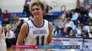 MBB HIGHLIGHTS Yeshiva Macs vs Manhattanville College Valiants 112821 [upl. by Blackstock911]