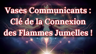 Vases Communicants  Clé de la Connexion des Flammes Jumelles 💫🗝️💜 [upl. by Cardwell]