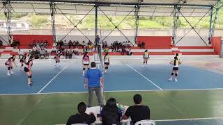 Partido final voleibol femenino Pasto La Florida [upl. by Ahsinotna]