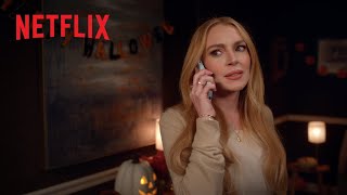 Lindsay Lohan Can’t Believe Who’s At Her Front Door  The Holidays Start On Netflix [upl. by Salene]