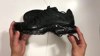 43 NIKE AIR MAX PLUS TRIPLE BLACK  편안한 에어맥스를 찾으신다면 추천드려요 [upl. by Irik]