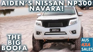 Nissan Navara ST NP300 2017  THE BIG BOOFA  Custom Front Hi Mount  Nitto Trail Grapplers [upl. by Fredenburg]