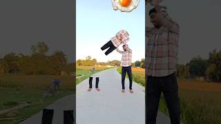 Matching twin brotherr flying body parts vs Eating mango egg amp Catching brown catt funny video [upl. by June]