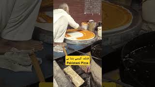 Qatlama a Pakistani Pizza Lahore street food [upl. by Belldame]