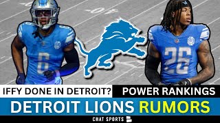 Detroit Lions Rumors Lions BEST In Football Ifeatu Melifonwu Done In Detroit  Power Rankings [upl. by Harrietta]