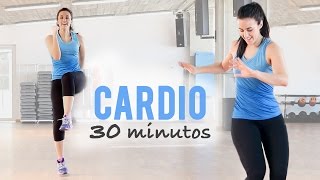 CARDIO 30 MINUTOS PARA ELIMINAR GRASA ABDOMINAL [upl. by Ruhtracam]