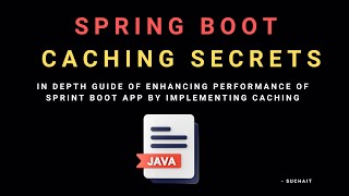 Spring Boot Cache Projects Boost Your Apps Performance with Caching [upl. by Ahsinit889]