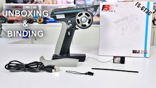 FlySky FSGT3C Unboxing and Binding [upl. by Eiloj888]