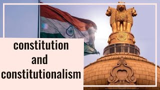 Constitution and Constitutionalism Political science BA UPSC [upl. by Drucie]