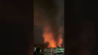 Se incendia restaurante quotLa Cabañaquot en Caleta Acapulco [upl. by Ynamad]