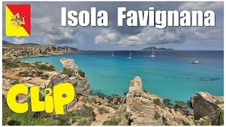 CLIP Остров Фавиньяна Сицилия  Favignana Sicily [upl. by Heng]