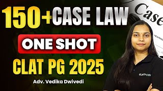 150 Landmark Cases for CLAT PG 202526  Important judgement for CLAT PG LLM Exam by CLAT POINT PG [upl. by Bird]