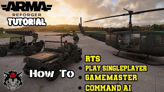 ARMA REFORGER 12 TUTORIAL  Command Ai  Single Player  Use GameMaster [upl. by Amara]