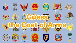 🛡️Guess The Country by its Coat of Arms 🌎 [upl. by Dorinda]