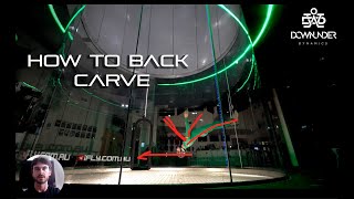 How to Back carve  Dynamic flying  Indoor skydiving [upl. by Agripina344]