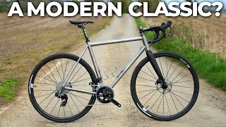 2024 Moots Vamoots 33 First Ride A New Old Titanium Road Bike [upl. by Elleniad]