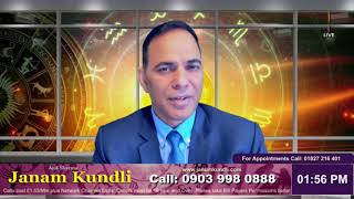 Janam Kundli with Anil Sharma  LIVE  08112024 [upl. by Oderfla]