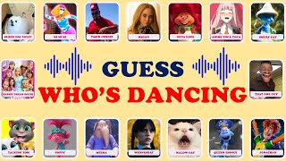 GUESS THE MEME amp WHO’S DANCING ANIME TOCA TOCA MI MI MI SMURF CAT LISA WEDNESDAY M3GAN [upl. by Nnylirehs]