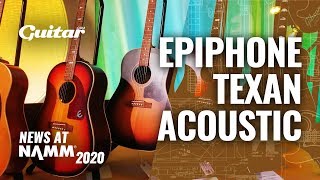 The Epiphone Texan gets an affordable Masterbilt version NAMM2020 [upl. by Skippy]