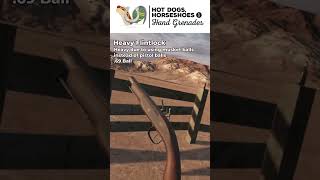 How to reload a musket and flintlock in hotdog horseshoes and hand grenades shorts gun [upl. by Simson]