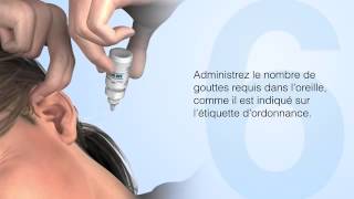 Comment utiliser des gouttes auriculaires correctement [upl. by Sternberg]